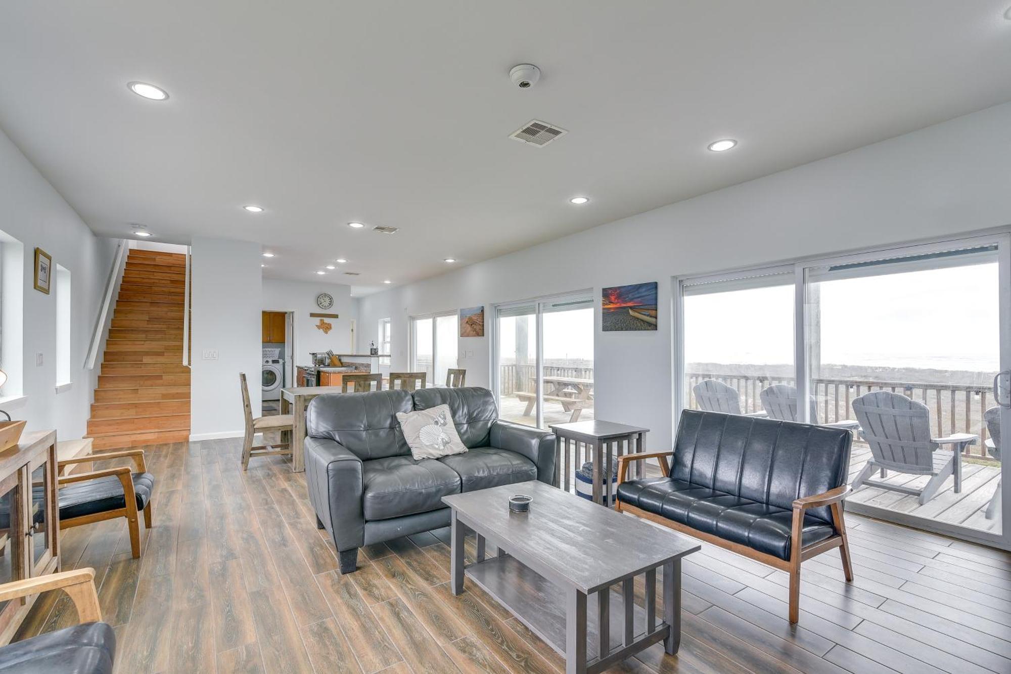 Ocean-View Surfside Home With Boardwalk To Beach! Surfside Beach Exterior foto