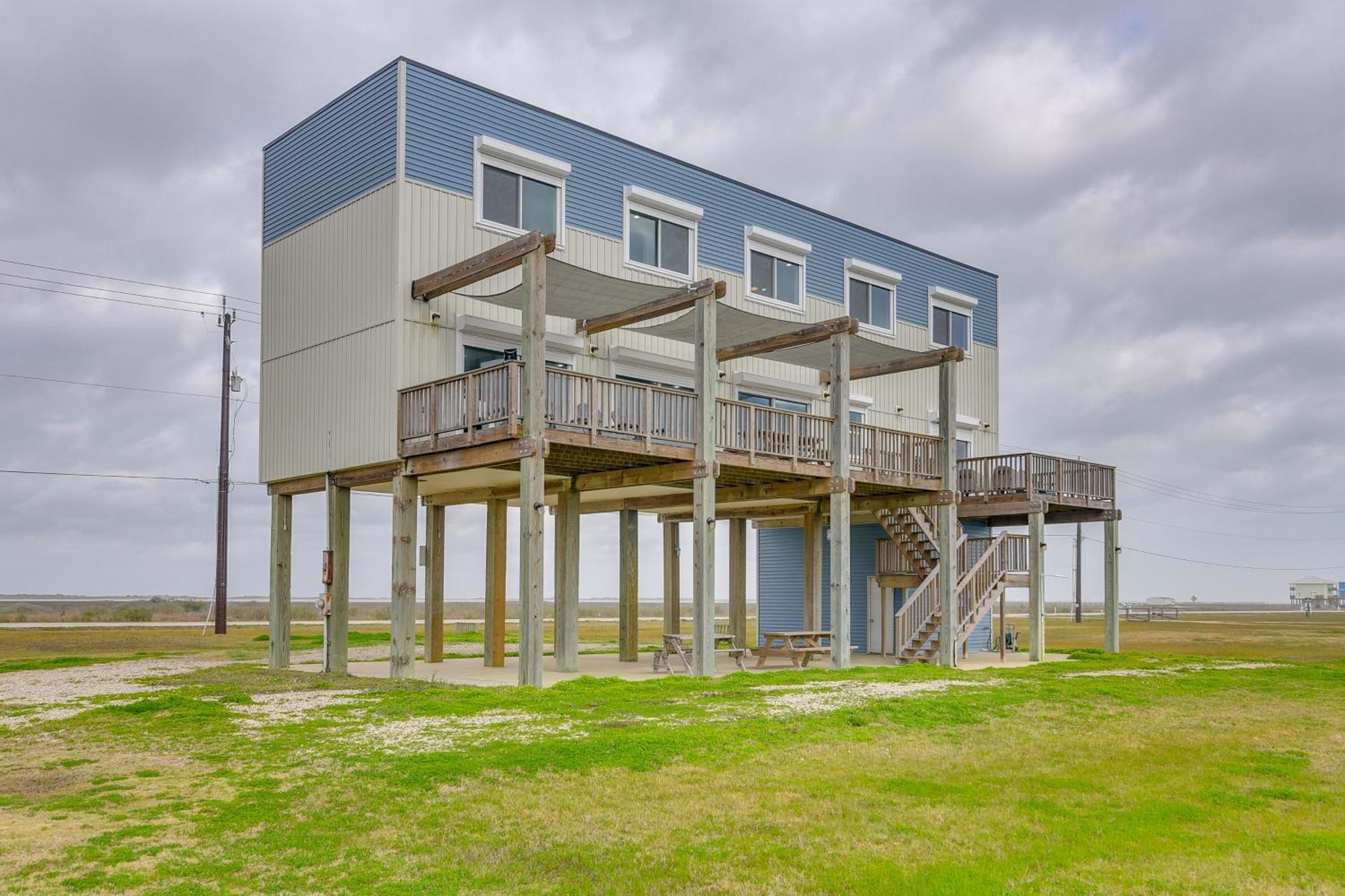 Ocean-View Surfside Home With Boardwalk To Beach! Surfside Beach Exterior foto